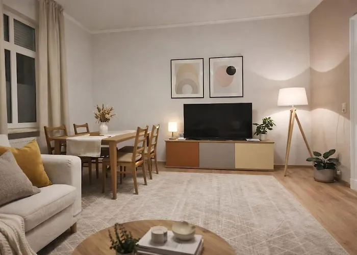 City-apartment I 85m2 I Naehe Theater L 2 Schlafzinmer I Parkplatz Kostenlos I Wlan Apartment *